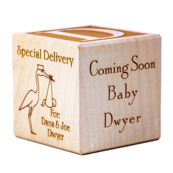 Baby Announcement Block